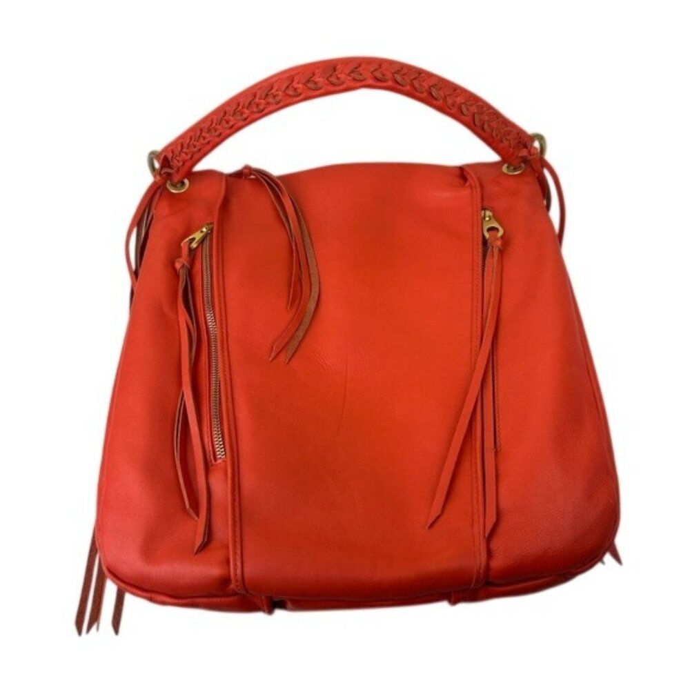 Christopher Kon Atelier Orange Leather Purse READ